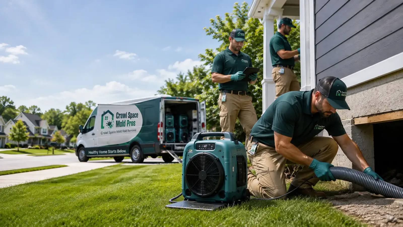 Crawl Space Mold Removal in Chaseburg, WI